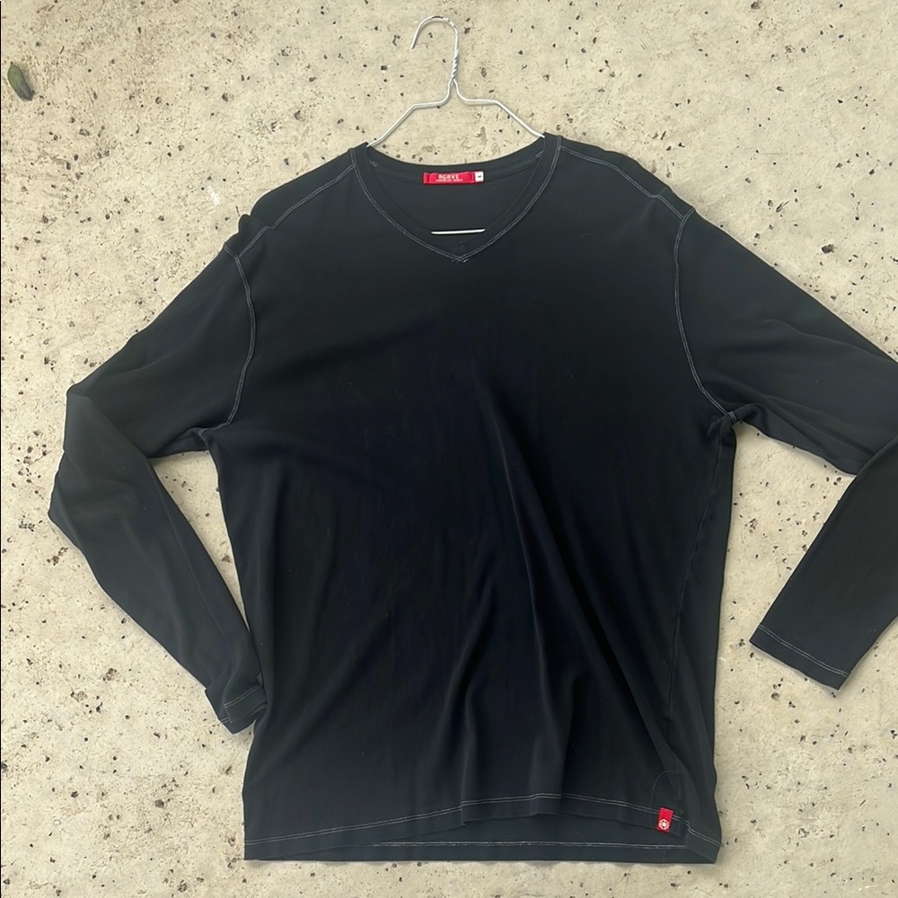 Black Long Sleeve Men's Shirt